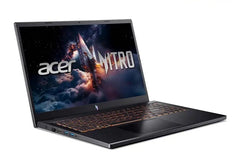 ACER NITRO V 15 AN15-52-572T CORE I5-13420H 16GB DDR4 MEM 512GB SSD RTX 5050 8GB VRAM 15.6" FHD IPS 165HZ WIN11 OBSIDIAN BLACK
