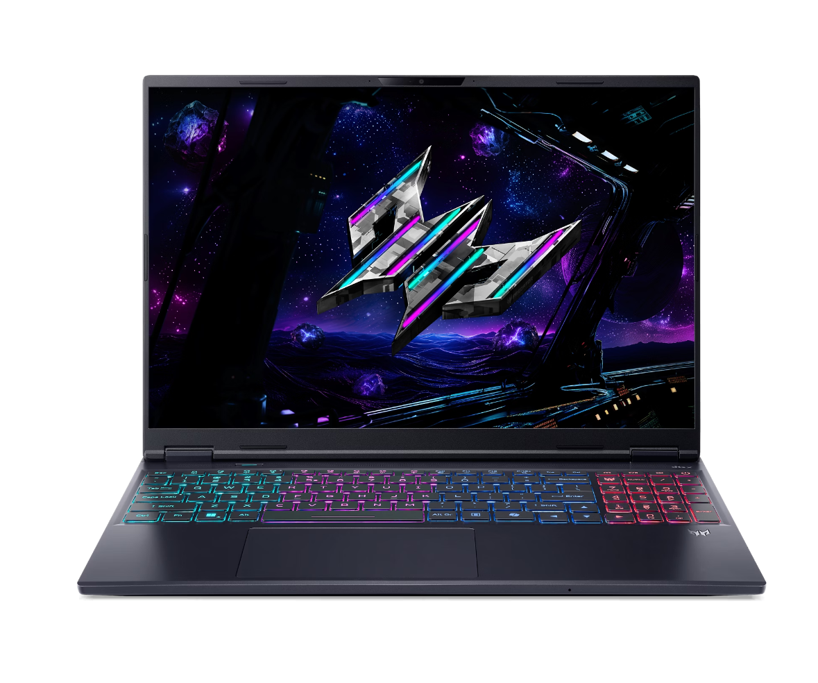 ACER PREDATOR HELIOS NEO 16S AI PHN16S-71-72WE INTEL CORE ULTRA 7 255HX 16GB DDR5 MEM 512GB SSD RTX 5060 8GB VRAM 16" OLED 240HZ WIN11 ABYSSAL BLACK