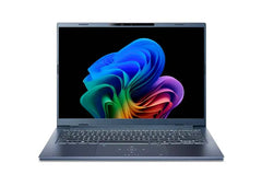 ACER SWIFT GO 14 AI SFG14-75-55MB INTEL CORE ULTRA 5 226V 16GB DDR5 MEM 512GB SSD 14.0" WUXGA OLED WIN11 HOME STEAM BLUE OFFICE HOME 2024