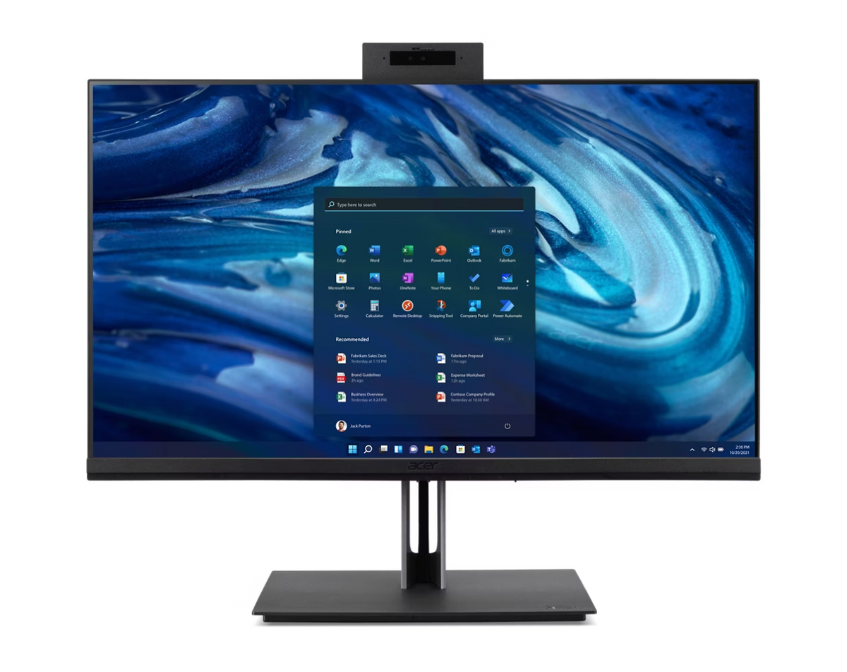 ACER VERITON Z2694G AIO DESKTOP CORE I7-12700 8GB DDR4 MEM 512GB SSD INTEL UHD 770 23.8" FHD WIN11 PRO