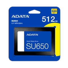 ADATA 512GB SU650 ASU650SS-512GT-R SOLID STATE DRIVE SATA  2.5