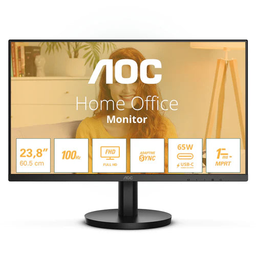 AOC 24B3CA2/71  23.8" FHD IPS 100HZ USB C W/ SPEAKER MONITOR