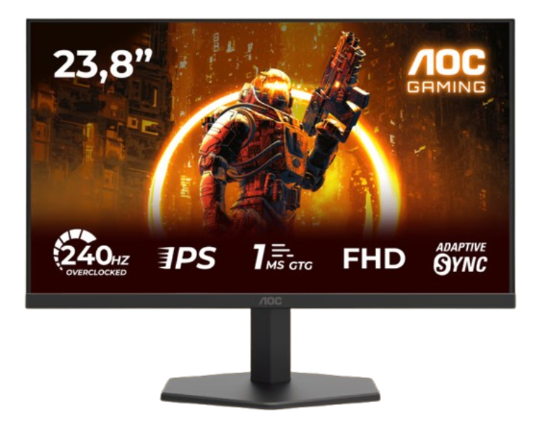 AOC 24G11ZE/71 23.8" FHD IPS 240HZ GAMING MONITOR