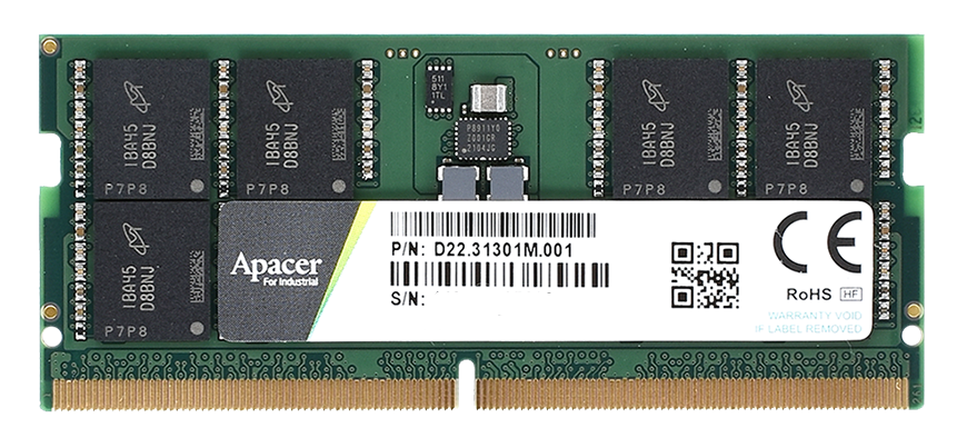 APACER 8GB 5600 CL46 DDR5 SODIMM MEMORY