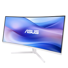 ASUS VU34WCIP-W 34" WQHD (3440*1440) VA FRAMELESS 100HZ CURVED WHITE MONITOR