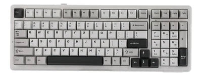 AULA F99 MECHANICAL 3 IN 1 HOT-SWAPPABLE RGB GASKET GREY+WHITE+DARK GREY GAMING KEYBOARD