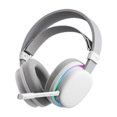 AULA G7PRO WHITE TRI-MODE (WIRED,2.4G,BT) GAMING WIRELESS HEADSET