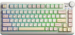 AULA AU75 MECHANICAL COLD BREW MILK TEA (BEIGE+CREAM+DUSTY PINK) GAMING KEYBOARD