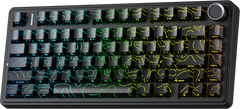 AULA F75 WIRELESS MECHANICAL BLACK CONTOUR,SEIYA SWITCH RGB GAMING KEYBOARD