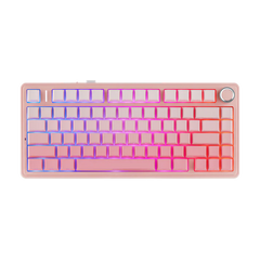 AULA F75 WIRELESS MECHANICAL PINK GRADIENT,DREAM SAKURA GAMING KEYBOARD