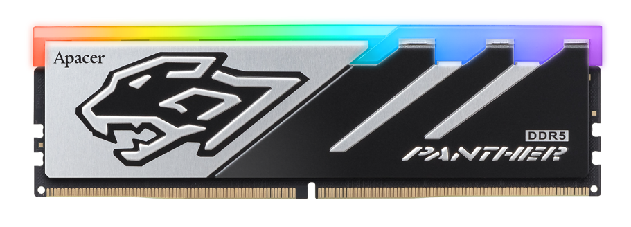 APACER PANTHER 16GB 6000 AH5U16G60C6229BAA-1 RGB DDR5 DIMM MEMORY