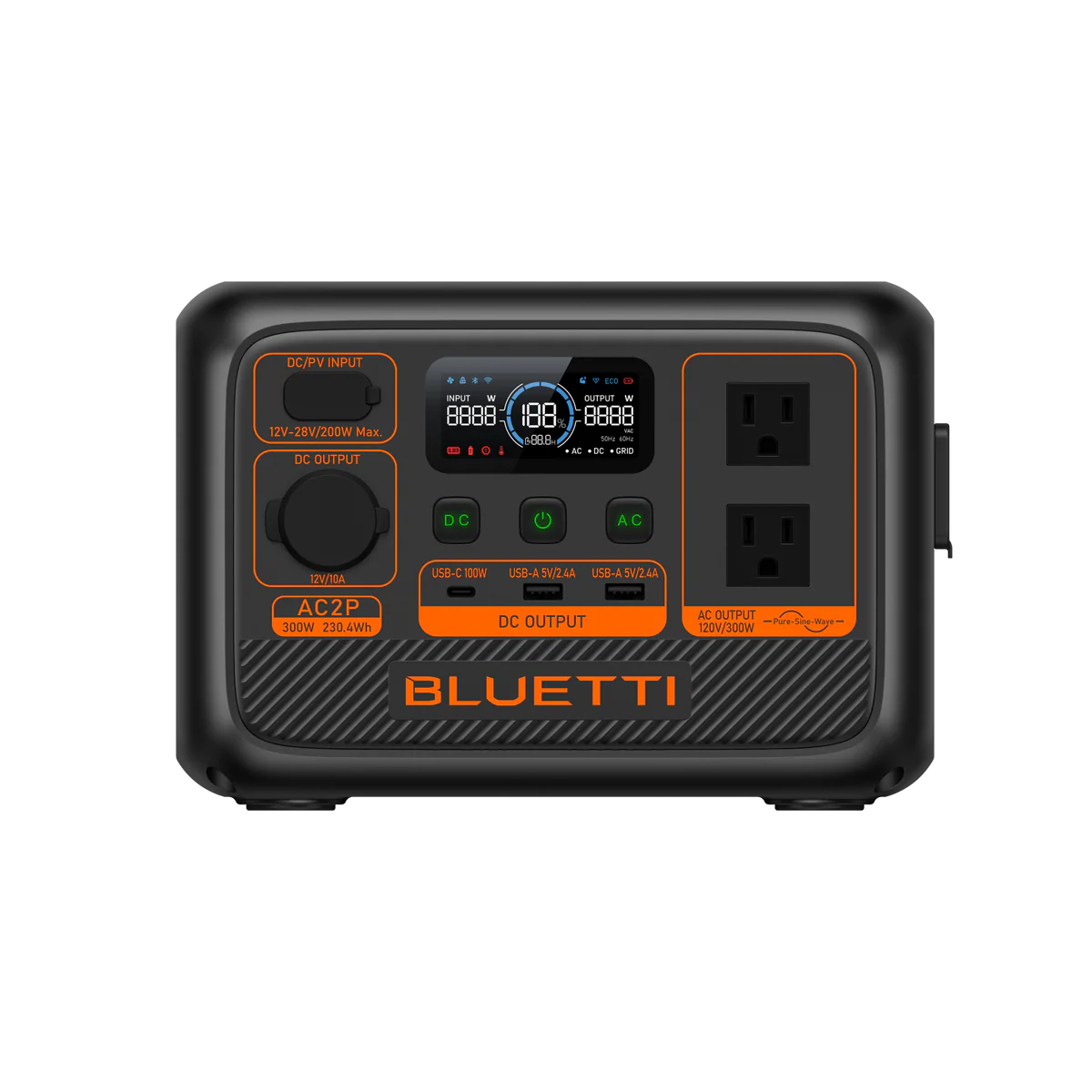 BLUETTI AC2P 300W PORTABLE POWER STATION