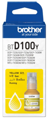 BROTHER BTD100Y YELLOW 108ML INK BOTTLE