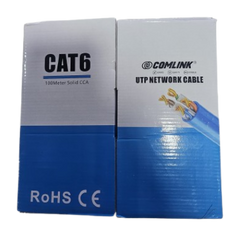 COMLINK 23AWG 100M BLUE CAT6 UTP CABLE