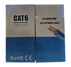COMLINK 23AWG 100M BLUE CAT6 UTP CABLE