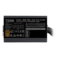 COOLER MASTER 750W V3 80PLUS BRONZE MPE-7501-ACABW-3BUS POWER SUPPLY