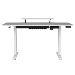 COUGAR E-STAR 140 ELECTRIC 1200X600X15MM WHITE COMPUTER TABLE