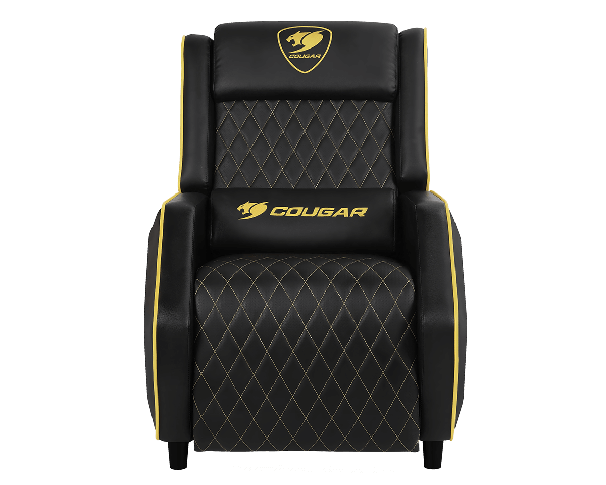 COUGAR RANGER ROYAL/BLACK-GOLD GAMING SOFA