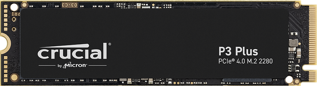 CRUCIAL 500GB P3 PLUS SOLID STATE DRIVE M.2 NVME