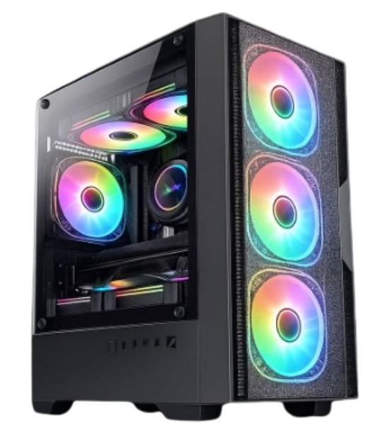 CVS BAAL-MESH BLACK 3*ARGB FANS PC CASE