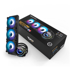 DARKFLASH TWISTER DX360 ARGB BLACK AIO LIQUID COOLING CPU COOLER