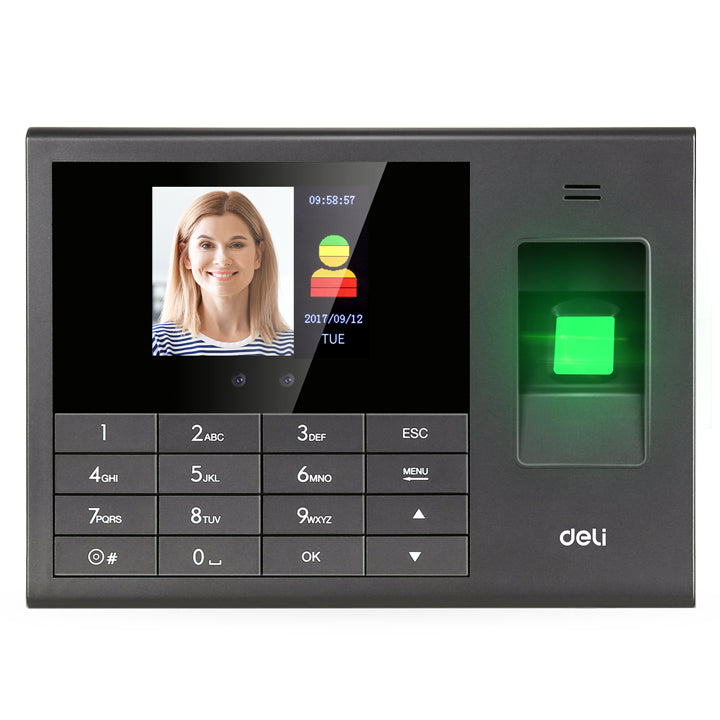 DELI E3765 FINGERPRINT 1000 USERS FACE RECOGNITION 200 USERS BIOMETRIC