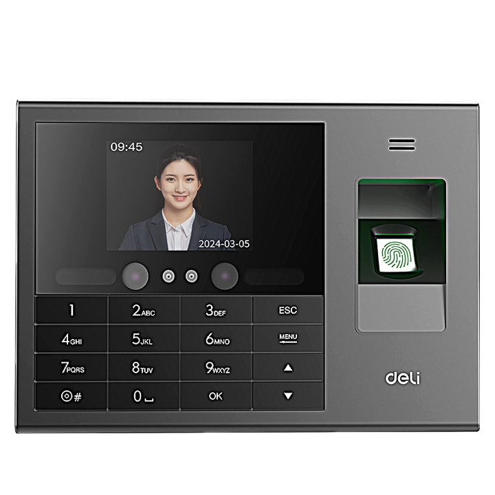 DELI ES172 FINGERPRINT 1000USERS FACE RECONITION 1000USERS PALM VEIN 1000USERS BIOMETRIC