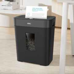 DELI ET024 15L 4X40MM 10 SHEETS 10MIN  PAPER SHREDDER