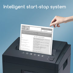 DELI ET054 23L 2x12MM MICRO CUT 8SHEETS 10MIN PAPER SHREDDER