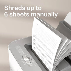 DELI ET090 6 SHEETS 18L 30MINS 100 SHEETS AUTO FEED PAPER SHREDDER