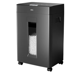 DELI ET094 2X12MM 8 SHEET 23L 60MIN MICRO CUT PAPER SHREDDER