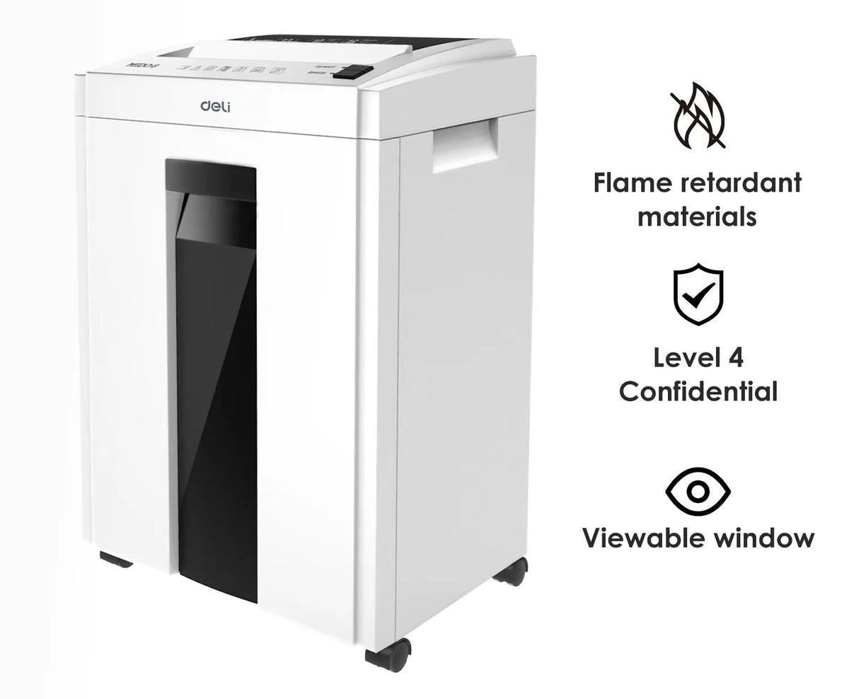 DELI ET095 2X12MM 12 SHEETS 23 LITERS UNLI MIN PAPER SHREDDER
