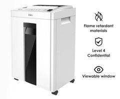 DELI ET095 2X12MM 12 SHEETS 23 LITERS UNLI MIN PAPER SHREDDER