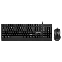 DELUX K6006U+M332BU USB KEYBOARD MOUSE COMBO