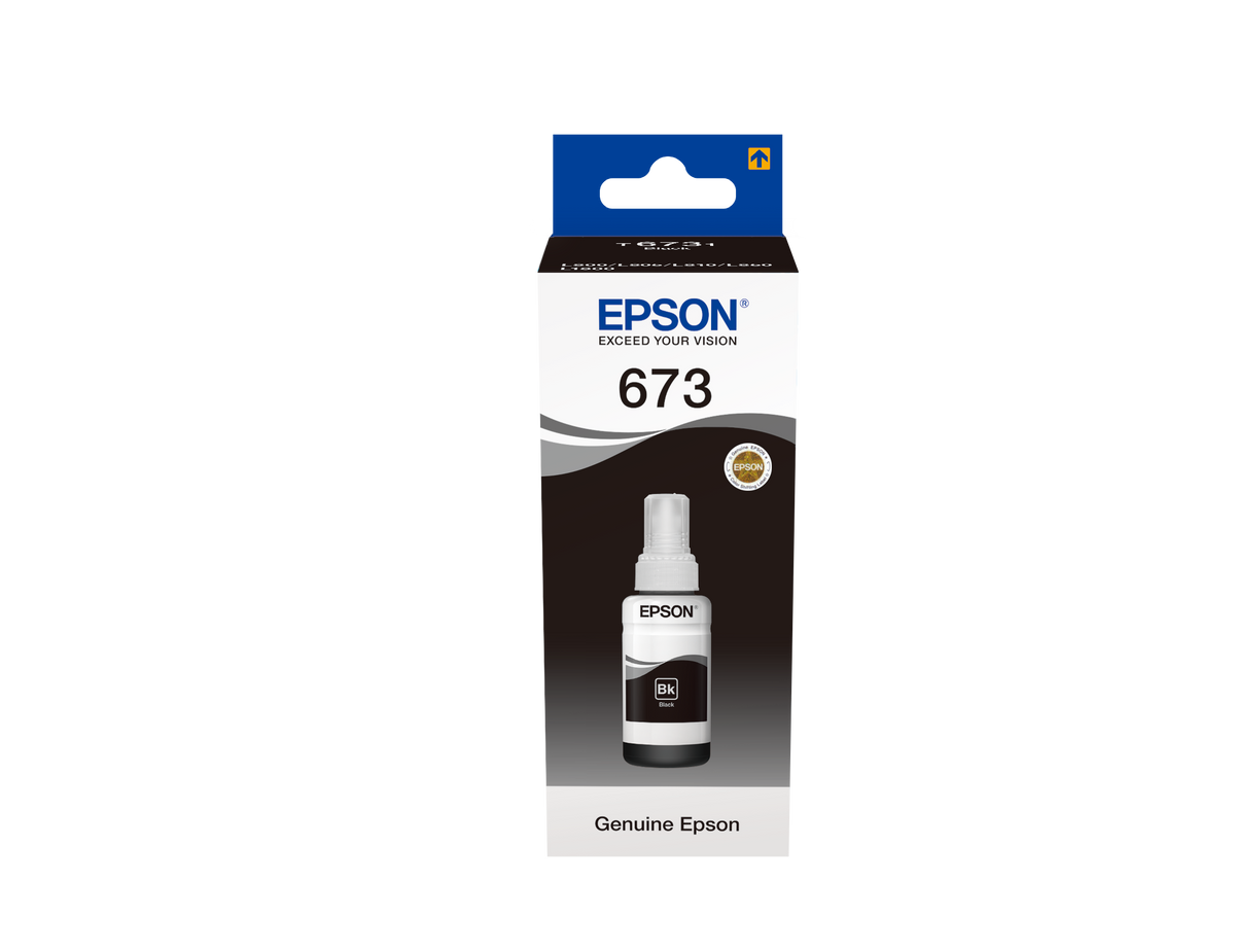 EPSON T6731 BLACK 70ML C13T673100 INK BOTTLE