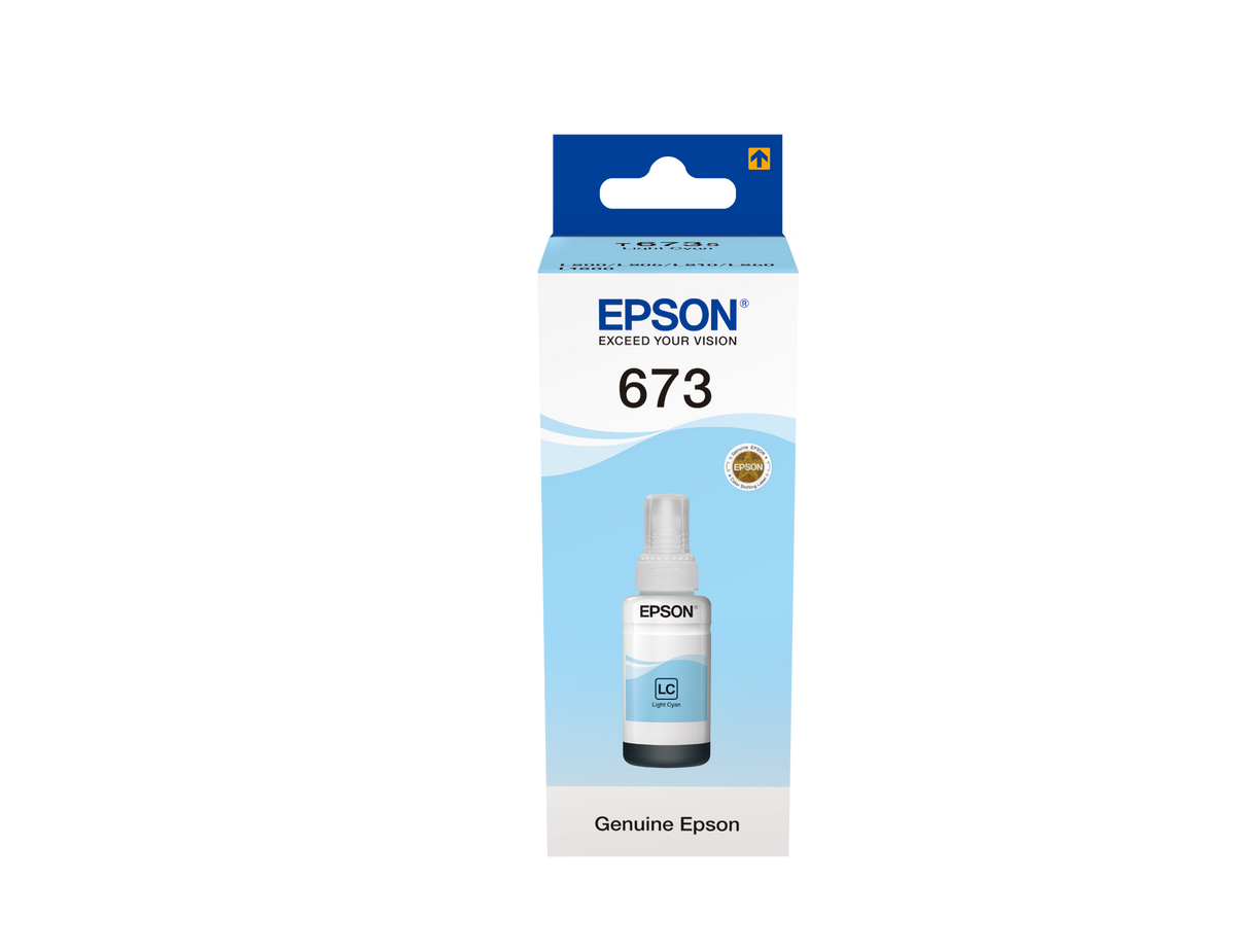 EPSON T6735 LIGHT CYAN 70ML C13T673500 INK BOTTLE