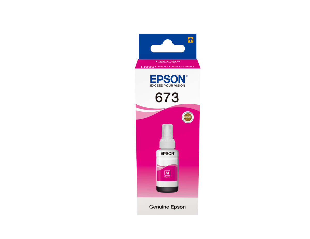 EPSON T6733 MAGENTA 70ML C13T673300 INK BOTTLE