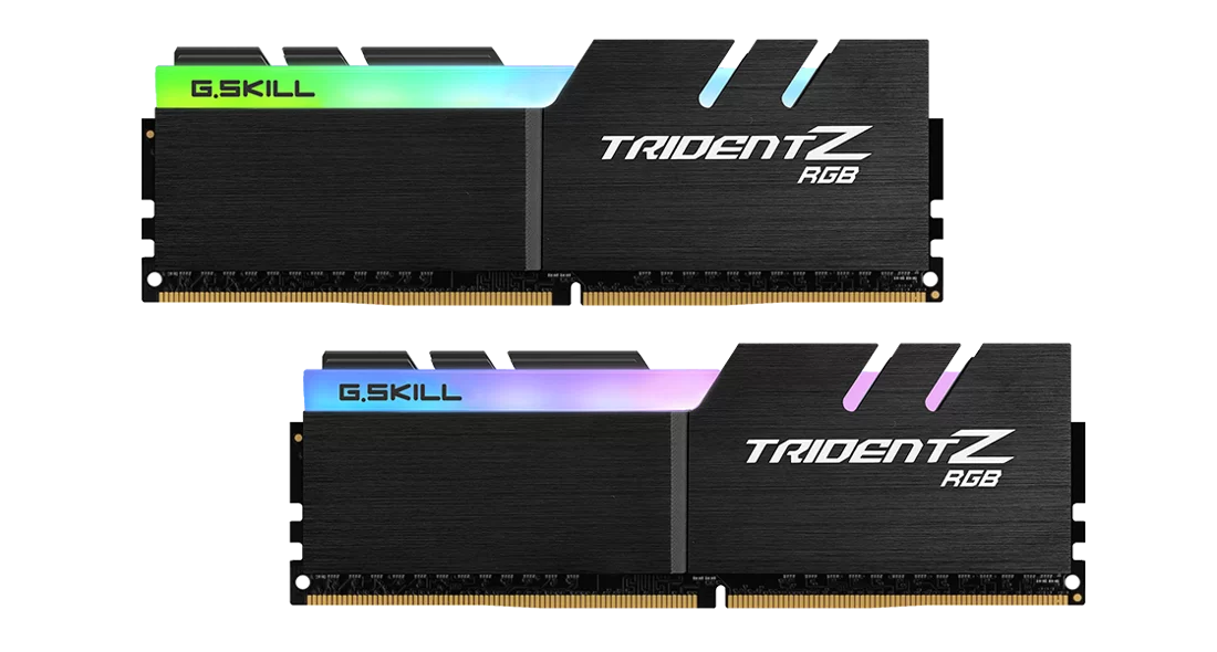 G.SKILL 32GB (2X16GB) PC3600 TRIDENT Z RGB BLACK F4-3600C18D-32GTZR DDR4 DIMM MEMORY