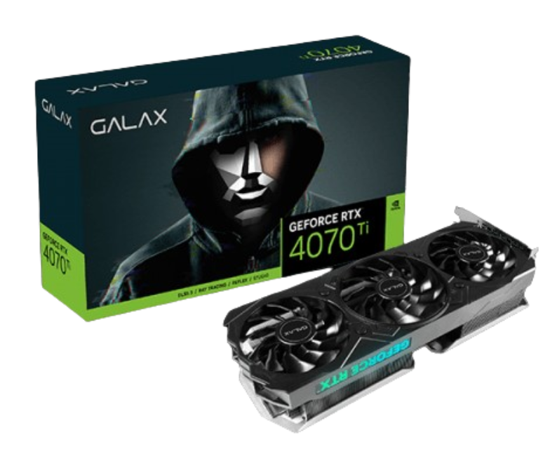GALAX GEFORCE RTX 4070TI EX GAMER 12GB GDDR6X 1-CLICK OC GRAPHICS CARD