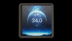 GAMDIAS AURA GL240 LCD BLACK ARGB AIO LIQUID COOLING CPU COOLER