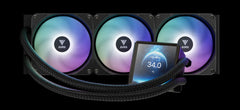 GAMDIAS AURA GL360 LCD BLACK ARGB AIO LIQUID COOLING CPU COOLER