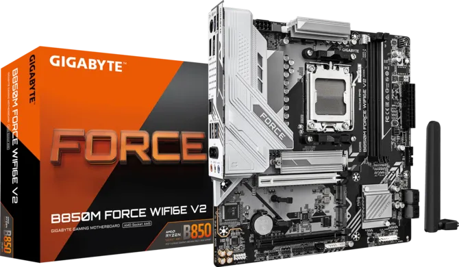 GIGABYTE B850M FORCE WIFI6E V2 (DDR5) AM5 AMD MOTHERBOARD
