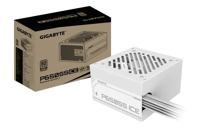 GIGABYTE GP-P650SS ICE 650WATTS 80PLUS SILVER WHITE POWER SUPPLY
