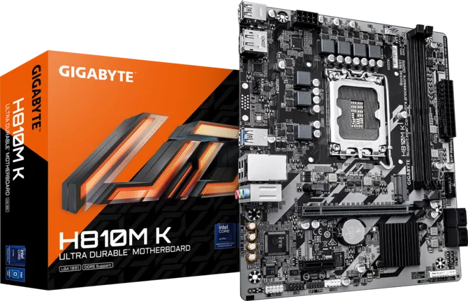 GIGABYTE H810M K LGA 1851 INTEL MOTHERBOARD