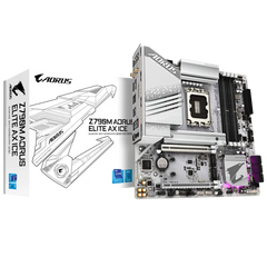 GIGABYTE Z790M AORUS ELITE AX ICE (DDR5) LGA 1700 INTEL MOTHERBOARD
