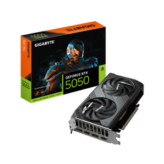 GIGABYTE GEFORCE RTX 5050 8GB GDDR6 WINDFORCE OC (2X FAN) GV-N5050WF2OC-8GD GRAPHICS CARD