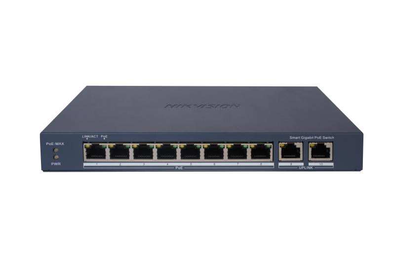 HIKVISION DS-3E1510P-EI/M 8 PORTS SMART GIGABIT POE SWITCH