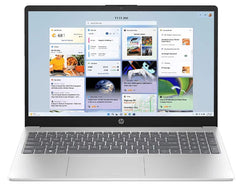 HP 15-FC0485AU LAPTOP AMD RYZEN 3-5425U 8GB DDR4 MEM 512GB SSD 15.6" FHD DISPLAY WIN11 HOME NATURAL SILVER OFFICE HOME 2024