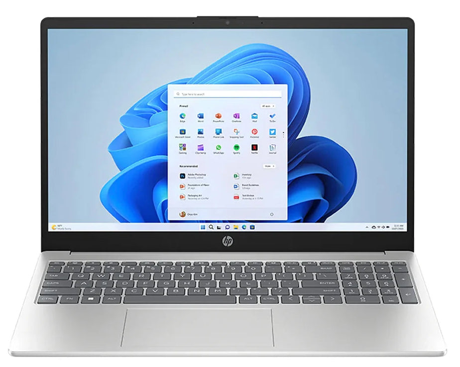 HP 15-FC0947AU LAPTOP AMD RYZEN 7 7730U APU 8GB DDR4 MEM 512GB SSD 15.6" FHD DISPLAY WIN11 HOME NATURAL SILVER OFFICE HOME 2024