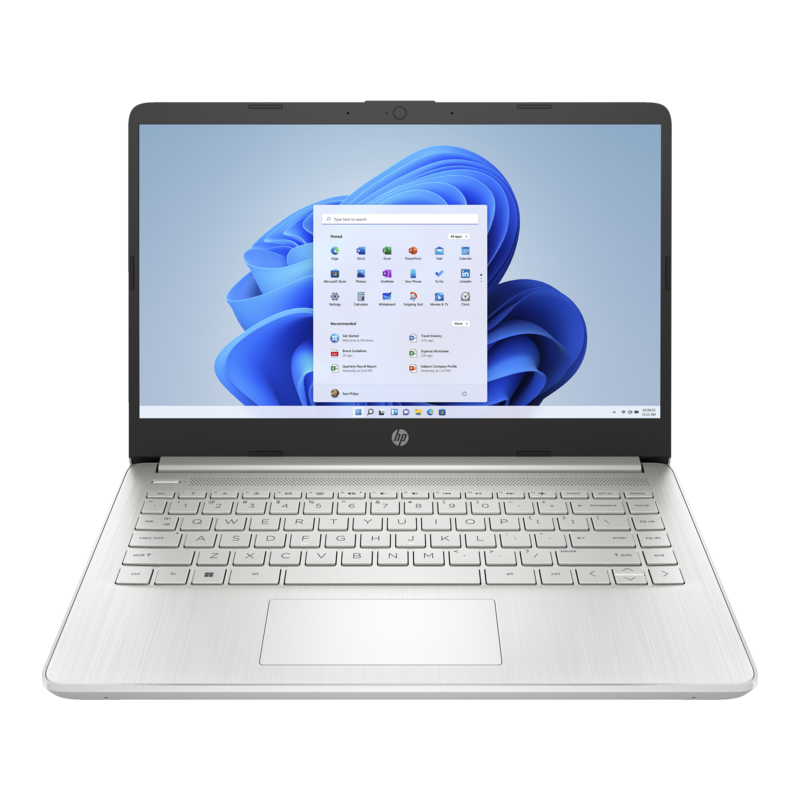 HP 14S-DQ3041TU INTEL PENTIUM SILVER N6000 8GB MEM 256GB SSD 14.0" HD DISPLAY WIN11 NATURAL SILVER